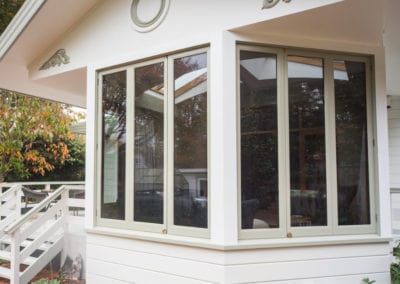 Wellington timber retrofit - double glazed bifold windows